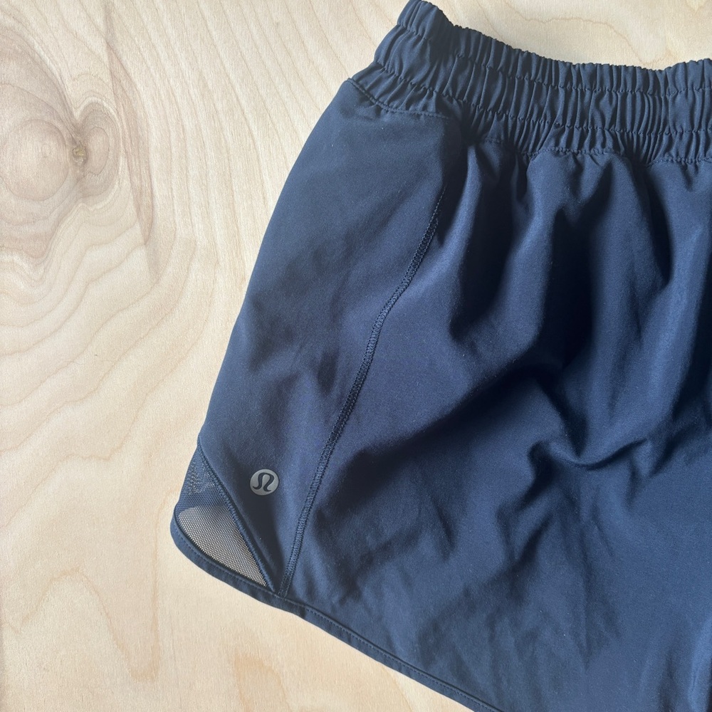 Lululemon Hotty Hot Navy Shorts